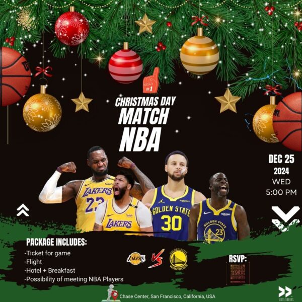 Lakers vs Warriors : Vivez le Match NBA du 25 Décembre 2024